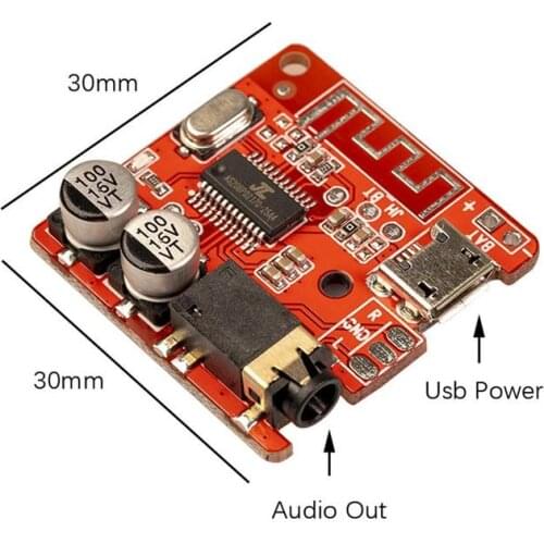 Bluetooth-compatible 5.0 JL6925A Car Stereo Music 3.5mm DIY Car Bluetooth-compatible Audio Connector VHM-314