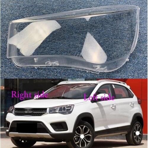 For Chery Tiggo 3X 2016 2017 2018 2019 2020 Headlight Shell Lamp Shade Transparent Cover Headlight Glass Headlamp Cover