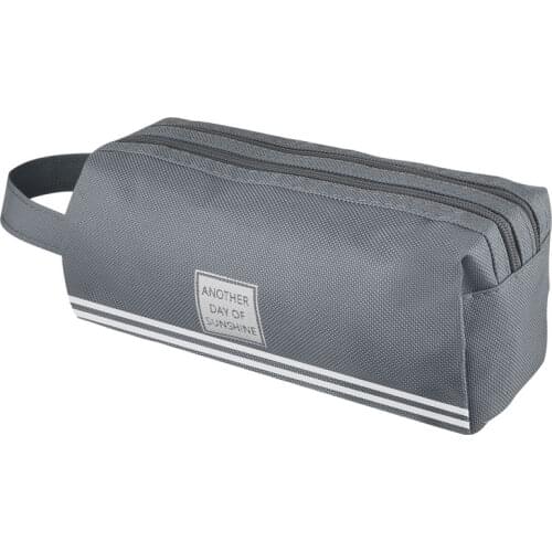 Double-layers Large Capacity Pencil Cases Bags Creative Korea Canvas Pen Box Pouch Case School Office Stationary Supplies