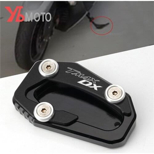 Flash Deals Motorcycle CNC Brand New Side Kickstand Stand Extension Plate For Yamaha T-max TMAX 530 TMAX530 SX DX 2017 2018 2019