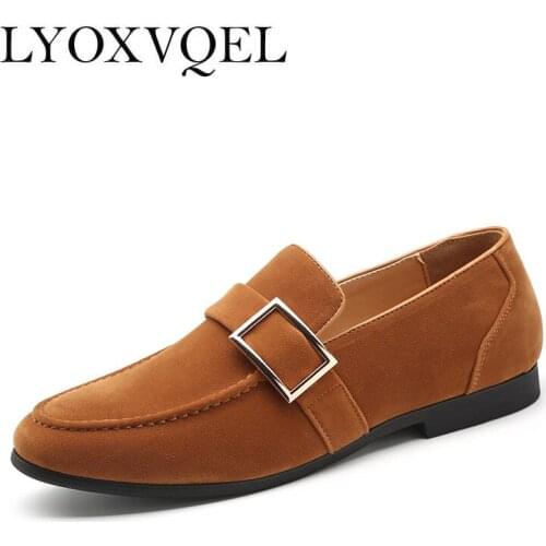 Mens Loafers Fashion Handmade Moccasins Soft Leather Brown Slip On Mens Boat Shoe PLUS SIZE 47 48 M173