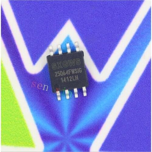 5PCS 100% NEW W25Q64FWSSIG W25Q64FWSIG 25Q64FWSIG 25Q64 64M FLASH SOP-8 Chipset