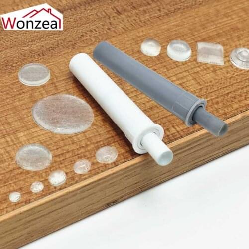 Transparent Door Bumper Self Adhesive Stop Damper Rubber Muffling Anti-collision Colloidal particles Kitchen Cabinet drawers