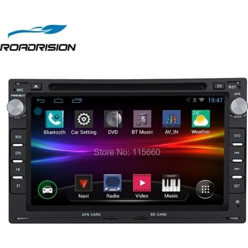RoadRision Android 6.0 Quad core 2 Din Car GPS Navigation DVD Player for Volkswagen VW PASSAT B5 JETTA BORA GOLF 4 SHARAN Radio