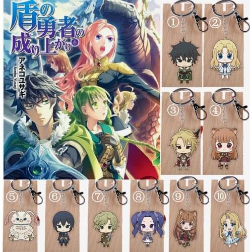 Tate no Yuusha no Nariagari Keychain The Rising of The Shield Hero Key Chain Filo Naofumi Iwatani Raphtalia Ren Amaki Keyring