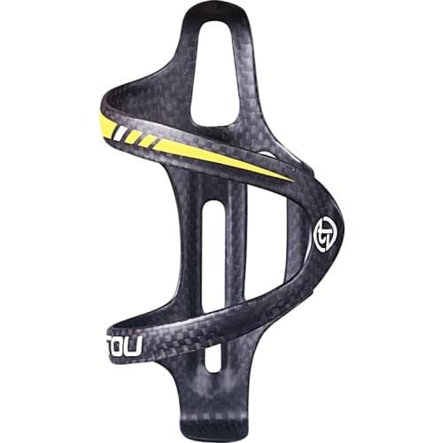 TOMTOU 3K Full Carbon Bicycle Water Bottle Cage Mountain, Road Bike Water Bottle Holder Accessories