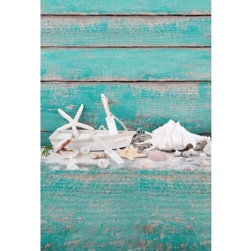 Vinyl Photography Background Computed Printed Children Starfish Shell Backgrounds for Photo Studio F-2655