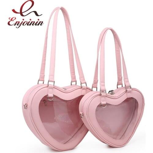 Japan JK Travel Bag Ladies Fashion Purses and Handbags 3D Love ITA Young Girls Shoulder Bag Crossbody Pu Leaher Totes Female