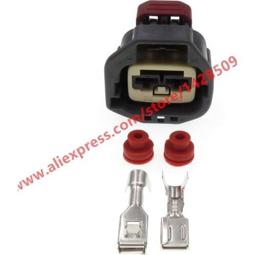 10 Sets 2 Pin Female Waterproof Automotive Electrical Connector 7283-5596-10 7282-5596-10