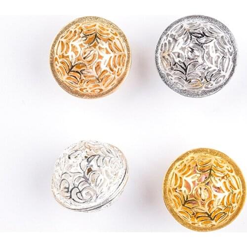 10pcs/pack Gold Hollow Christmas Bell Home Garden&Christmas Party Decorations/Christmas Tree Diy Decoration Supplies