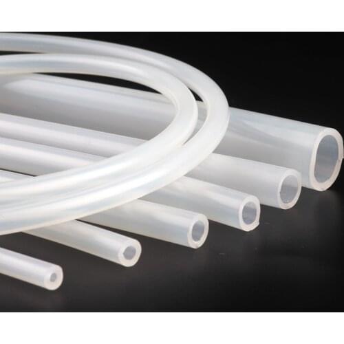 100cm I.D 8~20mm Food Grade Transparent Silica Gel Hose Heat Resistant Aquarium Flexible Silicone Hose Tube Soft Pipe