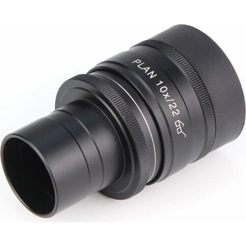 10x/22 High Eyepoint Stereo Microscope Plan Wide Field Eyepiece Diopter and Focal Distance Adjustable