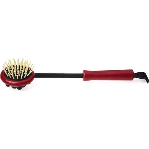 17.5" Long Black Red Plastic Back Knock Scratcher Relaxing Massage Hammer