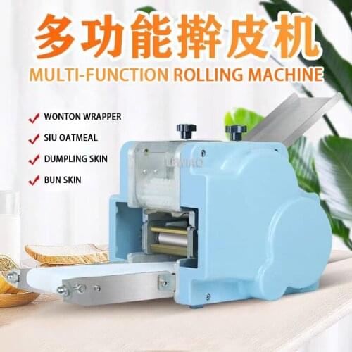 220v/110vhome Use Dumpling Skin Maker Shao-Mai Empanada Ravioli Wrapper Machine Wonton Dough Sheet Making Machine