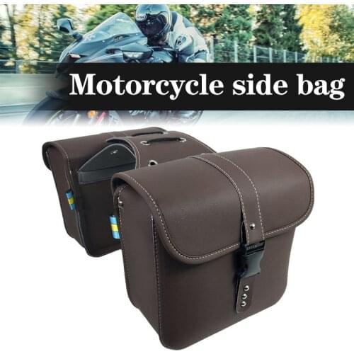 Motorcycle Side Bag Side Bag Cruising Prince Car Electric Car Modification Rider Bag Saddle Bag Eco-friendly Leather Bag