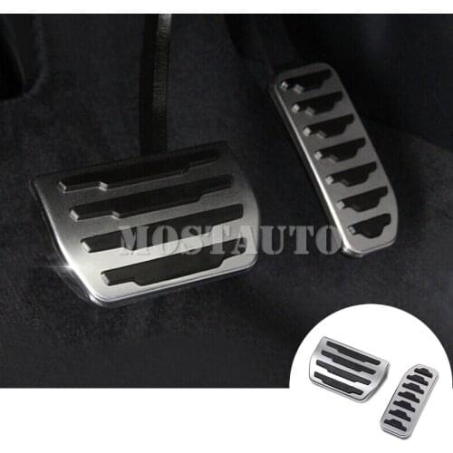 For Land Rover Range Rover Evoque AT Foot Pedal Gas Fuel Brake Pedal 2012-2018 2pcs Car Accessories Interior Car Decor Car Trim