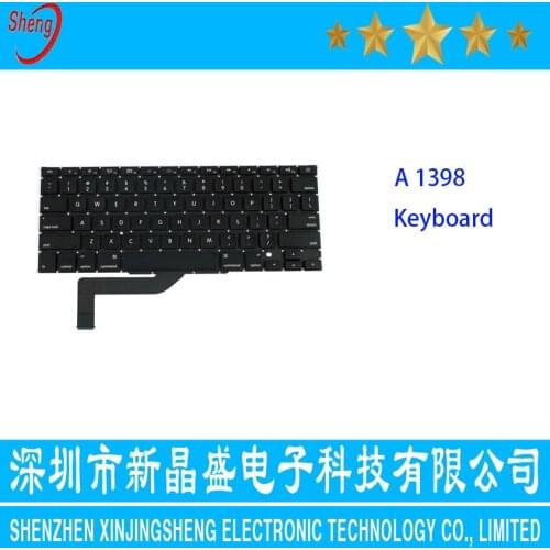 For Macbook Pro Retina 15" A1398 Keyboard Macbook Pro Retina 15 inch A1398 US Keyboard 2012 - 2015 Year