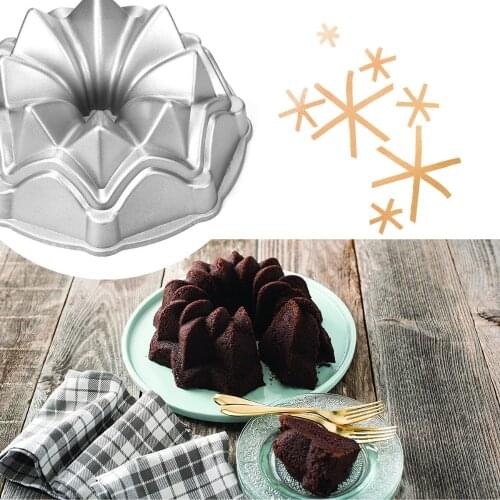 Umbrella Shape Aluminum Bundt Pan Heavy Cast Aluminum Bakeware