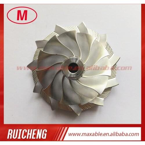 GT15-25 38.62/52.00mm 11+0 blades point milling high performance turbocharger billet/milling/aluminum 2618 compressor wheel