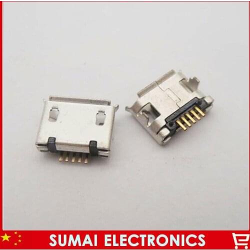 Micro 5pin 5p usb jack connector dip 7.2mm usb female socket V8 Charger Port