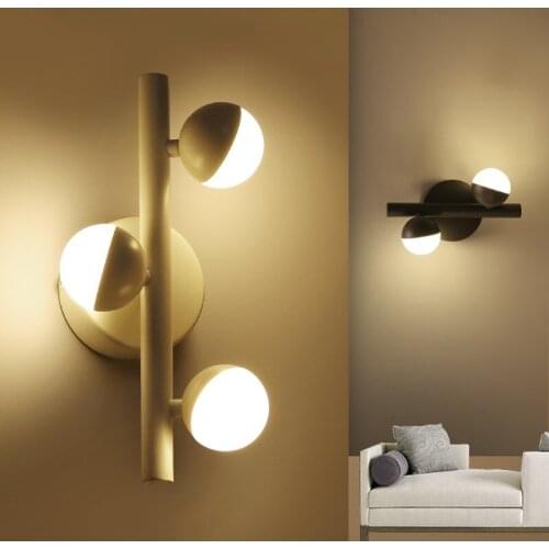 MODO magic bean bronze gold golden wall lamp light up down bathroom Glass ball wall light lamp sconce golden