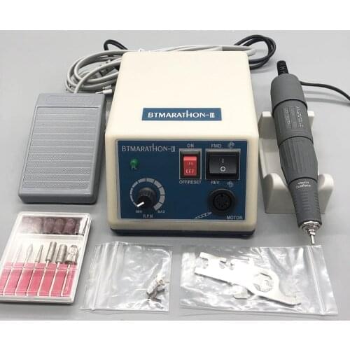 STRONG Advanced Micromotor BTMARATHON 3 SDE-H37L1 35000RPM Handle Grinder Tool Electric Nail Drill Manicure Nail Art Equipment