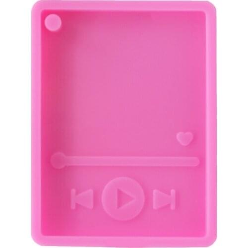 DIY Crafts Music Player Keychain Epoxy Resin Mold Jewelry Pendant Silicone Mould AXYD