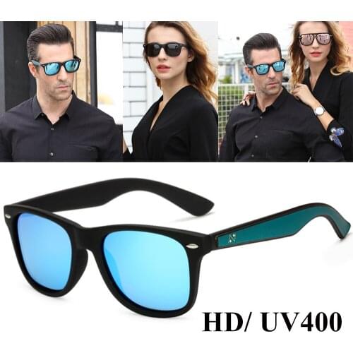 Polaroid Sunglasses Unisex Square Vintage Sun Glasses Famous Brand Sunglases polarized retro Feminino For Women Men WarBLade