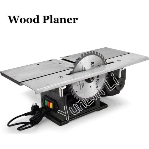 Bench Planer 220V 1300W Electrical Desktop Planing Machine Multifunctional Woodworking Saw With 120mm Planing Width Type 120