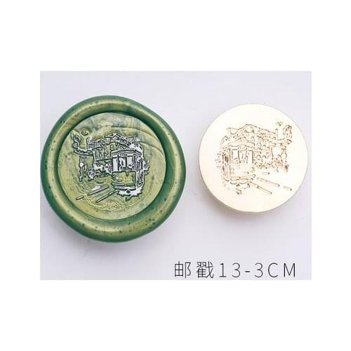 Wax Seal Stamp Retro Antique Sealing Wax Scrapbooking Stamps HEAD Wedding Decorative Metal Handle with love map Tree FLOWER ROSE