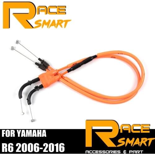 Throttle Cables For YAMAHA YZF R6 06 07 08 2009 2010 2011 2012 2013 2014 2015 2016 YZF-R6 YZFR6 Motorcycle Accelerator Lines