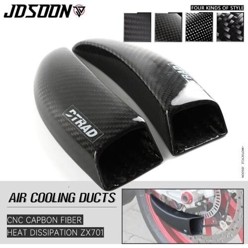Carbon Fiber Air Cooling Ducts Brake Cooling Mounting kit System For SUZUKI GSX-S750 2018-2019 GSX-S1000F 2018