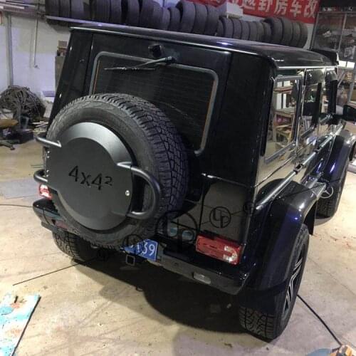 Carbon 4x4 tyre cover for w463 g500 g65 g63 g550 carbon fiber all years