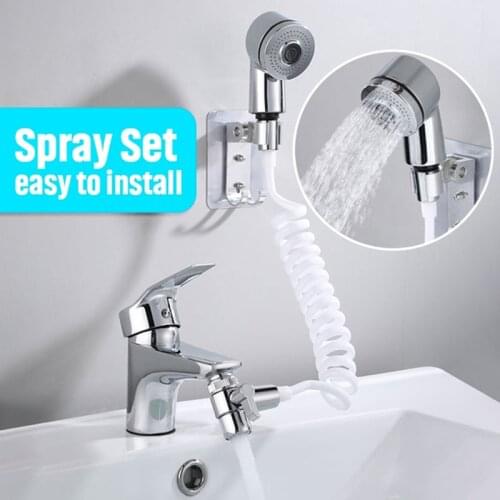 Bathroom Wash Face Basin Water Tap External Shower Toilet Hold Filter Flexible Small Nozzle Suit Wash Hair House Sink Tools