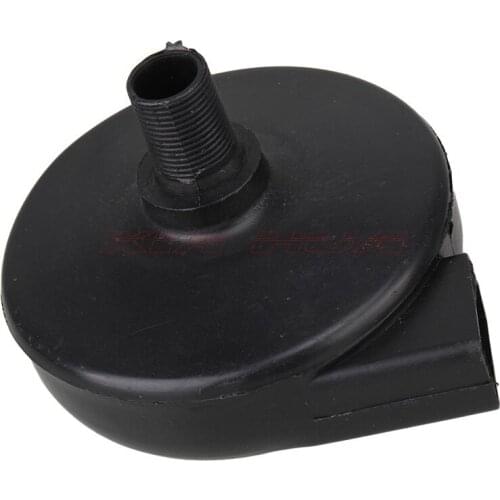 Air Compressor Intake Filter Silencer Black Plastic Housing Canister 16mm Dia