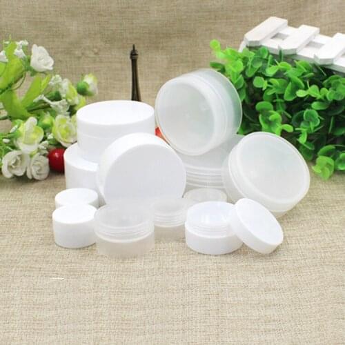 3g 5g 10g 30g 50g 100g Face Cream Jar Cosmetic Container Empty Eyeshadow Case Makeup Lip Balm Pot Refillable Bottles Concave