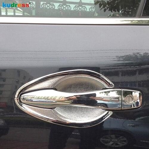 Car Accessories For Nissan Teana 2013 2014 2015 ABS chrome body door cover cavity trim door handle bowl cup inserts