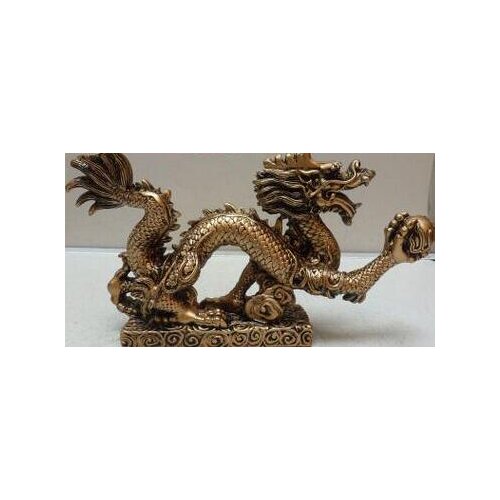 Dragon antique bronze sculpture creative statue gifts crafts penhold