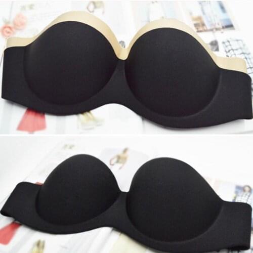 Sexy Invisible Bra Lingerie For Women Backless Seamless Strapless Bra Sexy Bralette Brassiere Crop Top Push Up Bras Full Cup