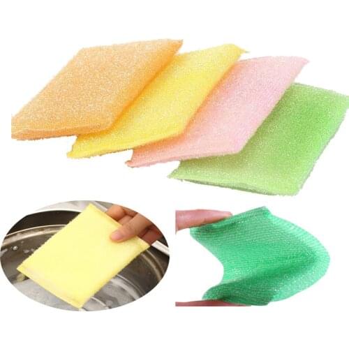 Cheap! 1pc Kitchen Cleaning Tool Bowl Sponge Bowl Dishing Cleaning Brushes Household Kitchen Pot Pan Washing Tool