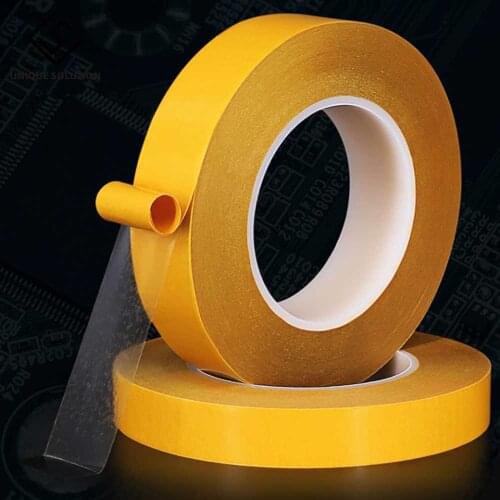 50 Meter High Temperature Resistance PET Double Sided Tape No Trace Transparent Heat Resistant Strong Double-Sided Adhesive arts