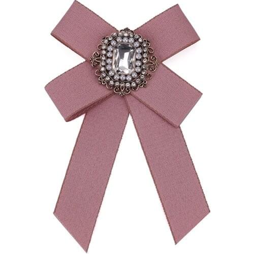 New Fashion Bowknot Solid Ribbon Polyester Bow Tie Pocket Party Dress Fringe Crystal Bow Ties for Men Women Bowties Duftgold