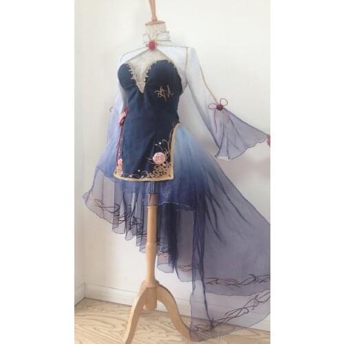 [Customized] Anime Azur Lane Irn ibuki New Spring Cheongsam+Headwear Dress Cosplay Costume Halloween Women Free Shipping 2020