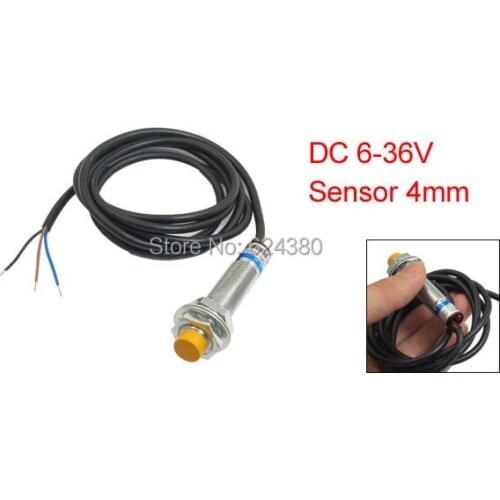 LJ12A3-4-Z/BX Inductive Proximity Switch Sensor NPN NO Normally Open Three 3-wire 4mm Detecting Distance 300mA 6-36V DC