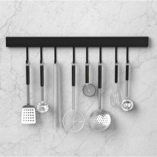 Kitchen Organizer Hooks Stainless Steel Wall Mounted Gadgets Tool Utensilios De Cocina Storage Rack