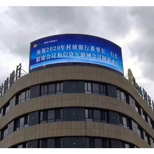 P4.81 Outdoor Curve LED Panel Surface Led Sign 500X500/500x1000mm Aluminium Cabinet P3.9 P4.81 Display Screen