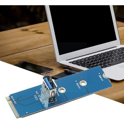 1PC Computer M.2 to USB 3.0 Transfer Card PCIE Riser Litecoin M2 NGFF Mining Converter For Bitcoin Adapter Miner ETH Interf Y0D2