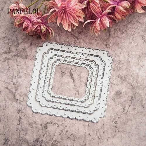 Semicircle box 1lot=5pcs paper die cutting stencils punch Metal cuts dies cutting dies Scrapbooking DIY Embossing mould card