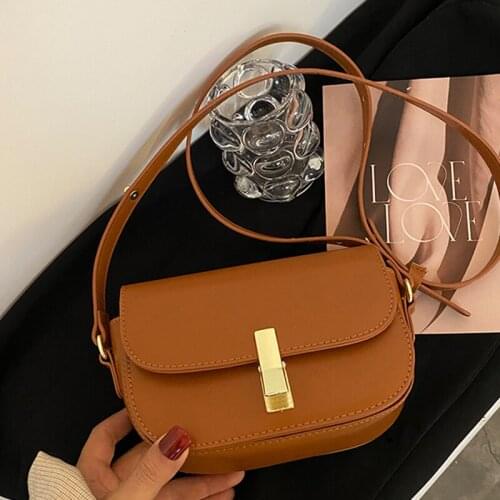 Luxury Small Shoulder Bags For Women Soft Fashion PU Leather Crossbody Bags New Brand Designer Underarm Handbags Female Tote Bag