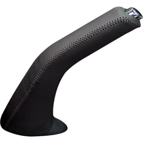 Genuine Leather Handbrake Grips For Chevrolet Cruze Natural leather cover on the handbrake car accessories interior